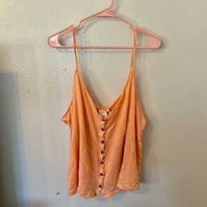 PLUS salmon crop top.